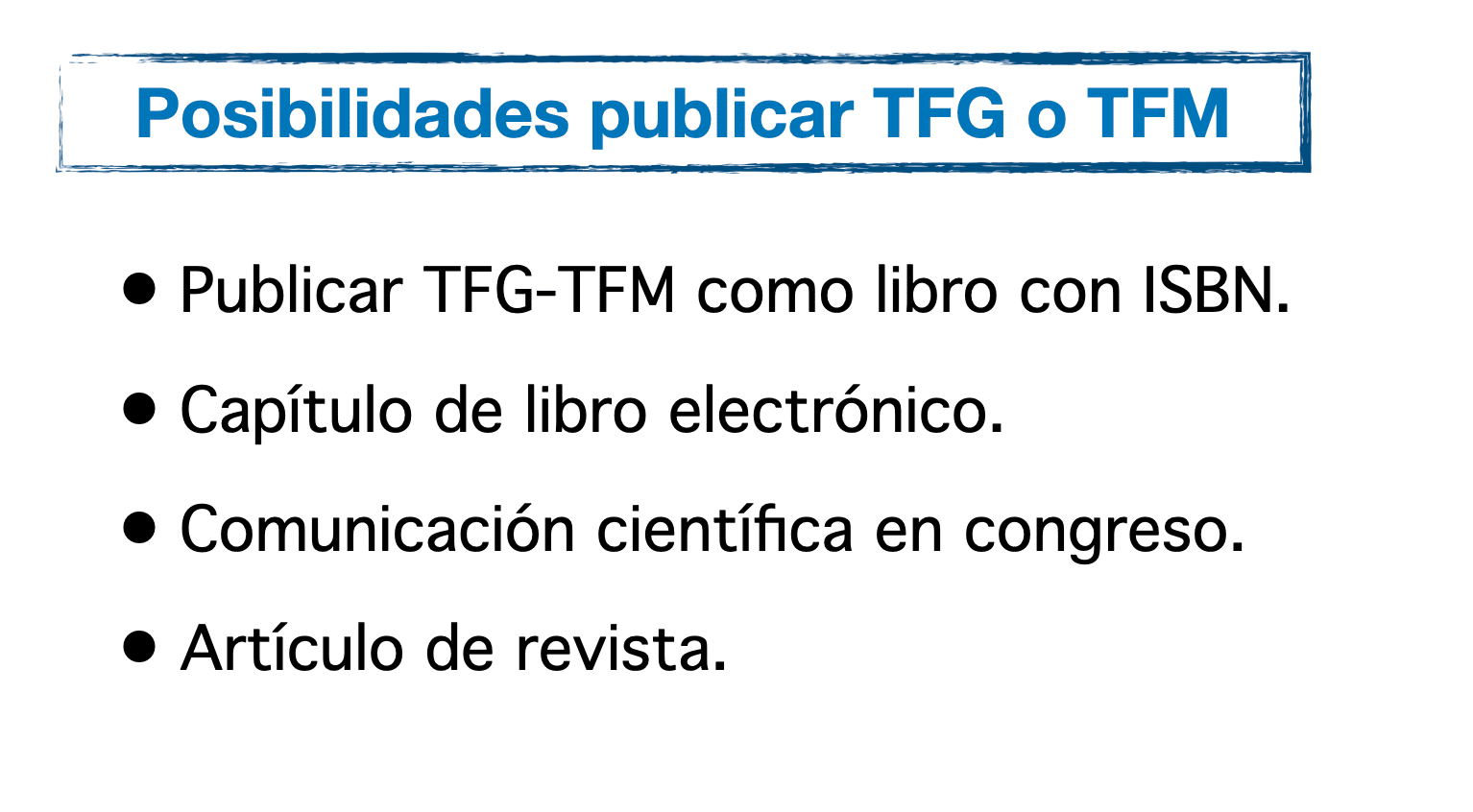 Publicar TFG-TFM