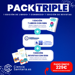 Pack TRIPLE (1 Edición Libros + 1 Congreso + 1 Edición Revistas)